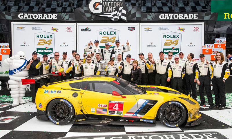 corvette c7r 2016 daytona victory